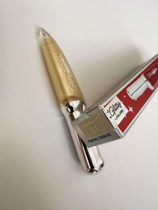 لیپ گلاس شاین Kiss Beauty مدل چاقویی Knife